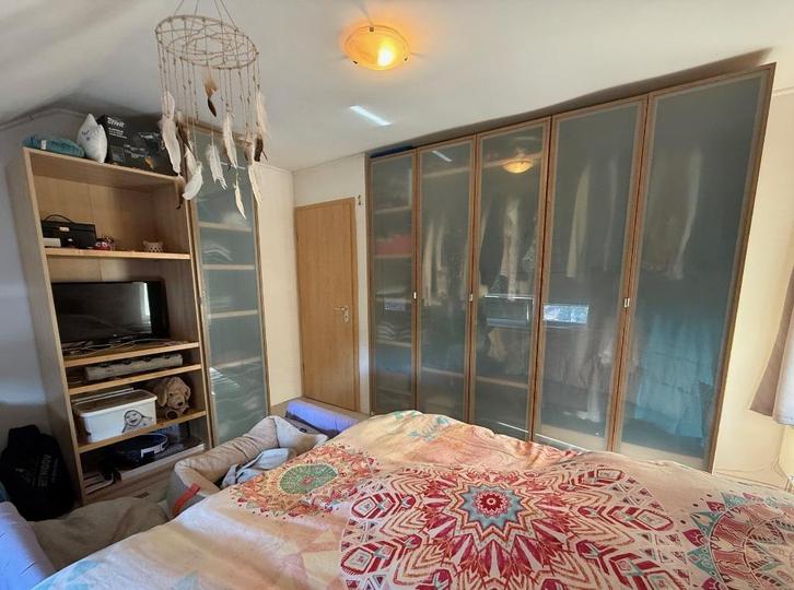 Dressing modulable bois & verre – 4 armoires – 450, Huis en Inrichting, Kasten | Kleerkasten, Zo goed als nieuw, 200 cm of meer
