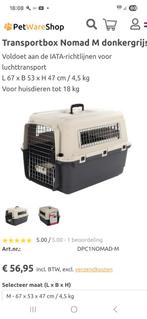 Boite de transport, Dieren en Toebehoren, Ophalen, Zo goed als nieuw