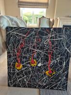 Modern kunst schilderij Jackson Pollock stijl, Antiek en Kunst, Ophalen