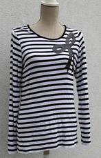 Mooi gestreept topje T40 - Amy Vermont, Kleding | Dames, Blouses en Tunieken, Maat 38/40 (M), Zwart, Ophalen of Verzenden, Amy vermont