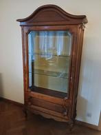 Vitrinekast in kerselaar, Ophalen of Verzenden, Glas