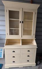 une vitrine, Maison & Meubles, Armoires | Buffets, Comme neuf, Enlèvement, 200 cm ou plus, Avec tiroir(s)