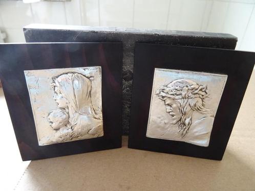 Icoon Icoontjes de Moeder Gods en Jezus Christus 8x9cm Praag, Verzamelen, Religie, Zo goed als nieuw, Christendom | Katholiek