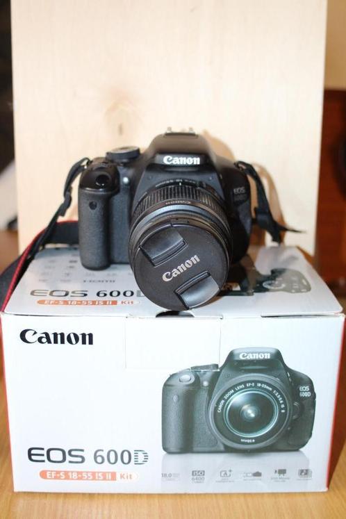 Canon Digital 600D avec Objectif Canon, Audio, Tv en Foto, Fotocamera's Digitaal, Gebruikt, Spiegelreflex, Canon, Ophalen of Verzenden