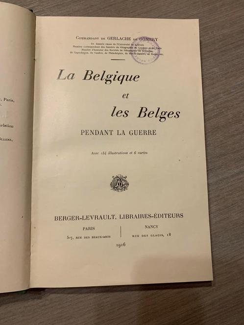 (1914-1916 OCCUPATION) La Belgique et les Belges pendant la, Boeken, Oorlog en Militair, Gelezen, Ophalen of Verzenden