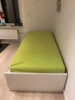 Lit 1 personne + sommier + matelat avec 2 tiroirs., 90 cm, Une personne, Enlèvement, Utilisé