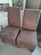 2 mooie stoelen op wieltjes met handige handgreep achteraan, Gebruikt, Ophalen of Verzenden