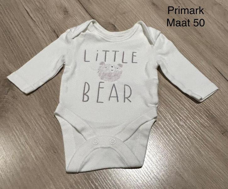 Romper 'Little bear' (Primark, maat 50), Kinderen en Baby's, Babykleding | Maat 50, Zo goed als nieuw, Ophalen of Verzenden