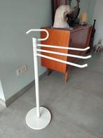 80s vintage design handdoek houder rek metaal, Huis en Inrichting, Woonaccessoires | Overige, Ophalen, Gebruikt