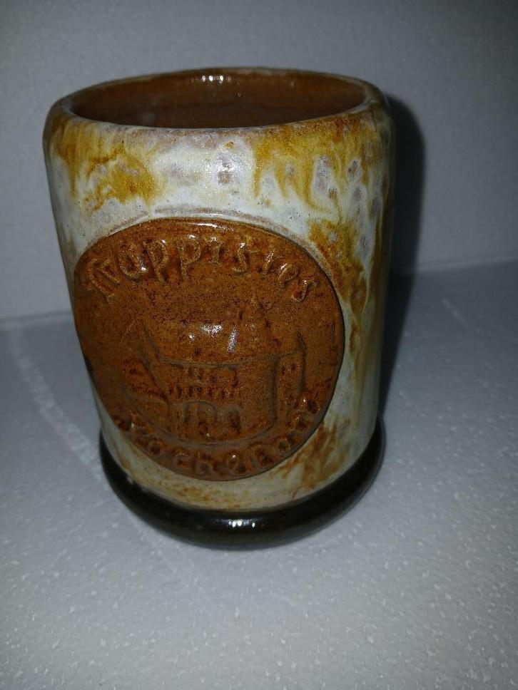 Oude TRAPPISTS ROCHEFORT steengoed mok in goede staat, Verzamelen, Biermerken, Gebruikt, Pul(len), Overige merken, Ophalen of Verzenden