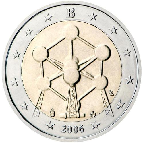 2 euro Belgie 2006 - Atomium (UNC), Postzegels en Munten, Munten | Europa | Euromunten, Losse munt, 2 euro, België, Ophalen of Verzenden