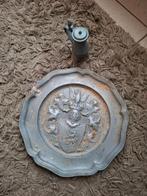 Tin duitse schaal en kannetje 95% tin, Antiek en Kunst, Antiek | Tin, Ophalen of Verzenden