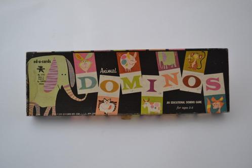Vintage dieren domino spel Ed-u-cards, Kinderen en Baby's, Speelgoed | Educatief en Creatief, Ophalen of Verzenden