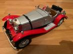 modelauto Mercedes Benz SSK 1928 Burago 1/18, Verzamelen, Ophalen, Zo goed als nieuw, Auto's