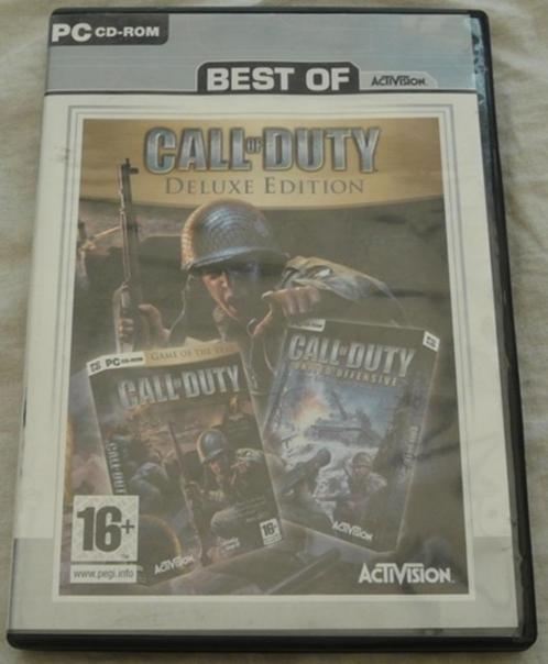 Game Best of Call of Duty Deluxe Edition PC CDROM Activision, Consoles de jeu & Jeux vidéo, Jeux | PC, Utilisé, Shooter, À partir de 16 ans