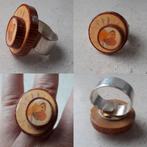 Ring uit hout - maat is aanpasbaar, Nieuw, Overige materialen, Ophalen of Verzenden, Dame
