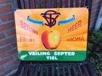 Septer Veiling Tiel emaille reclamebord, Verzamelen, Merken en Reclamevoorwerpen, Ophalen of Verzenden, Zo goed als nieuw, Reclamebord
