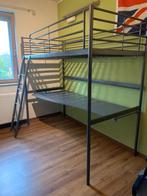 Lit mezzanine IKEA Svarta, Huis en Inrichting, Slaapkamer | Stapelbedden en Hoogslapers, Ophalen, Hoogslaper, Eenpersoons, 210 cm