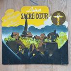 zeldzaam karton reclamebord wol Sacré Coeur ca 1950, Reclamebord, Zo goed als nieuw, Ophalen