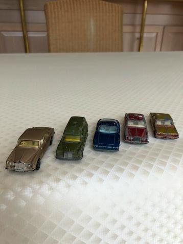5 voitures Matchbox Lesney 