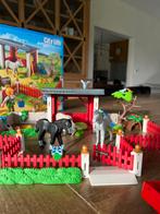 Station de soins pour animaux Playmobil avec écurie, Ensemble complet, Utilisé, Enlèvement ou Envoi