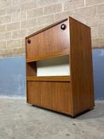 Vintage Drankenkast secretaire uitklapbed seventies vintage, Ophalen