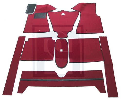 Mattenset 140 rood gehele bodem -1971 lange pook replacement, Auto-onderdelen, Interieur en Bekleding, Volvo, Nieuw, Ophalen of Verzenden