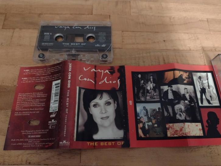 BELPOP MUZIEK CASSETTE: VAYA CON DIOS: THE BEST OF/1996, Cd's en Dvd's, Cassettebandjes, Zo goed als nieuw, Origineel, Pop, 1 bandje