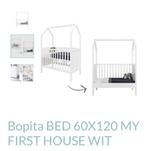 Babybed, Kinderen en Baby's, Kinderkamer | Bedden, Ophalen, Gebruikt, Matras