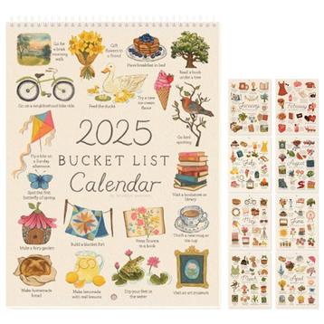 Bucket list Calender 2025 beschikbaar voor biedingen