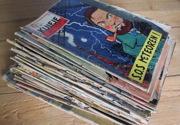 stapel weekblad Kuifje jaren 50 - 60 prijs voor alle