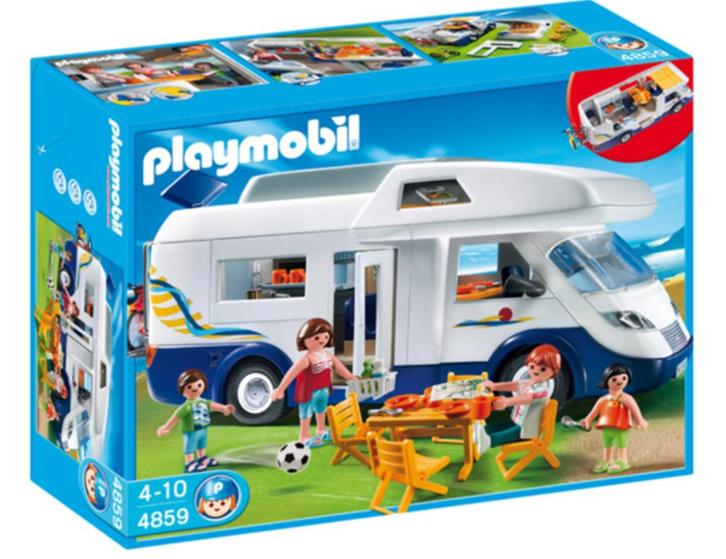 Playmobil - Kampeerwagen - 4859, Kinderen en Baby's, Speelgoed | Playmobil, Zo goed als nieuw, Complete set, Ophalen