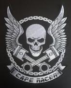 Cafe Racer XL biker strijk patch - 225x280mm, Ophalen of Verzenden, Nieuw