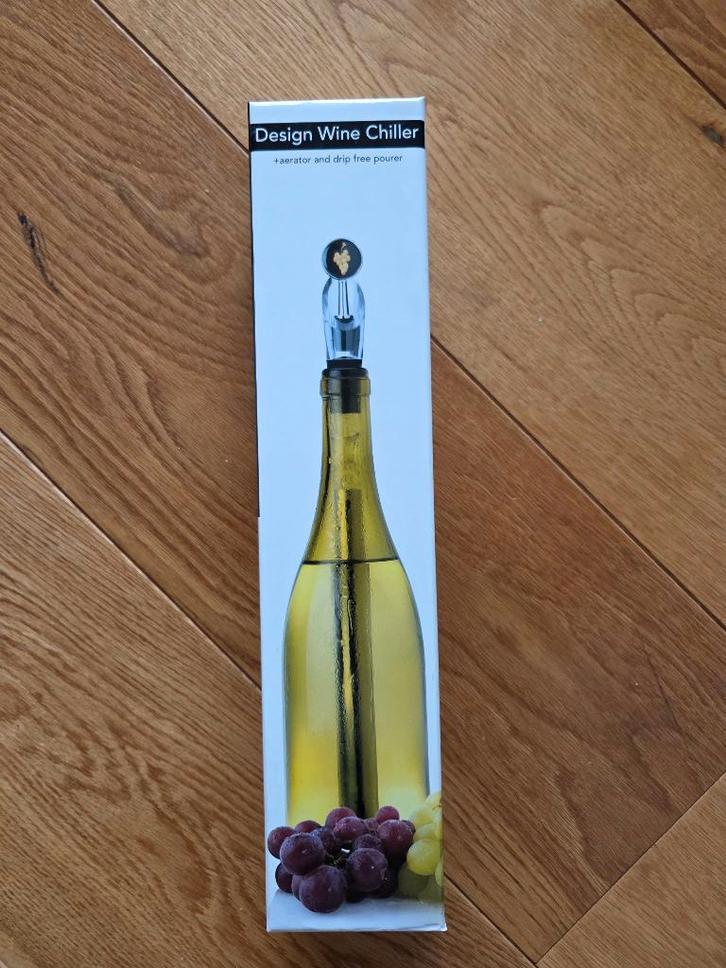 refroidisseur à vin et tire-bouchon design - neufs -prix=ens, Collections, Vins, Neuf, Autres types, Enlèvement ou Envoi