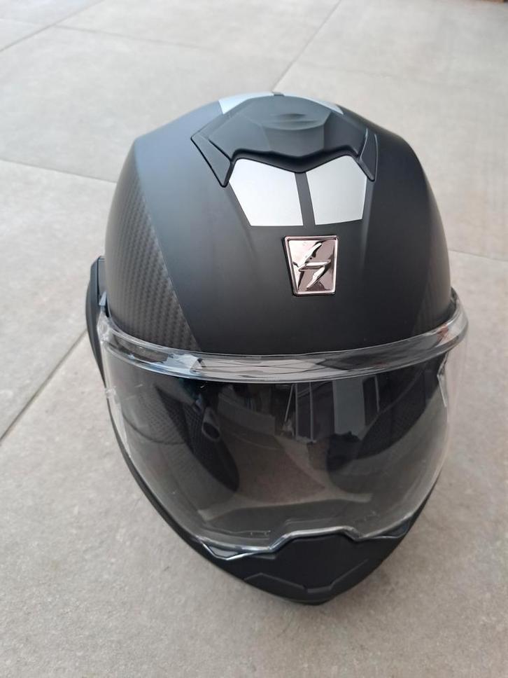 Casque scorpion exo-tech evo team modulable taille xl, Fietsen en Brommers, Brommerhelmen, Zo goed als nieuw, Extra large of groter