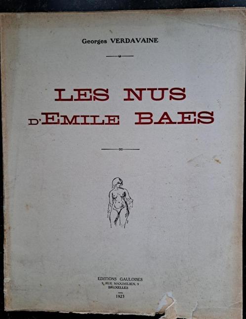 Les Nus d’Emile Baes Zeldzaamheid gesigneerd, Boeken, Kunst en Cultuur | Beeldend, Gelezen, Schilder- en Tekenkunst, Ophalen of Verzenden