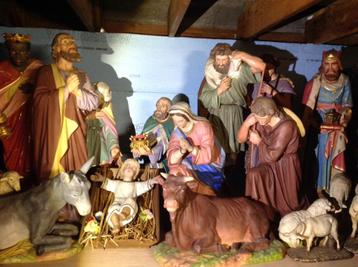 19 eeuwse kerststal  beschikbaar voor biedingen