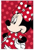 Minnie Mouse Fleece Deken - Rood - Disney, Meisje, Nieuw, Ophalen of Verzenden, Deken of Dekbed
