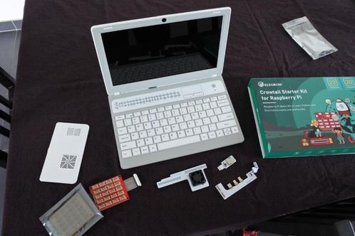 CrowPi L - Raspberry Pi laptop voor het leren programmeren, Hobby & Loisirs créatifs, Composants électroniques, Comme neuf, Enlèvement ou Envoi