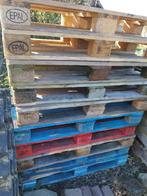 10 Europallets 80x120 cm, Doe-het-zelf en Bouw, Ophalen, Gebruikt, 50 mm of meer, Pallet