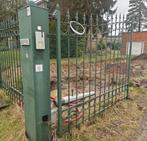 Metalen poort met hek, Tuin en Terras, Ophalen, Met poort, Gebruikt, Sierhekwerk