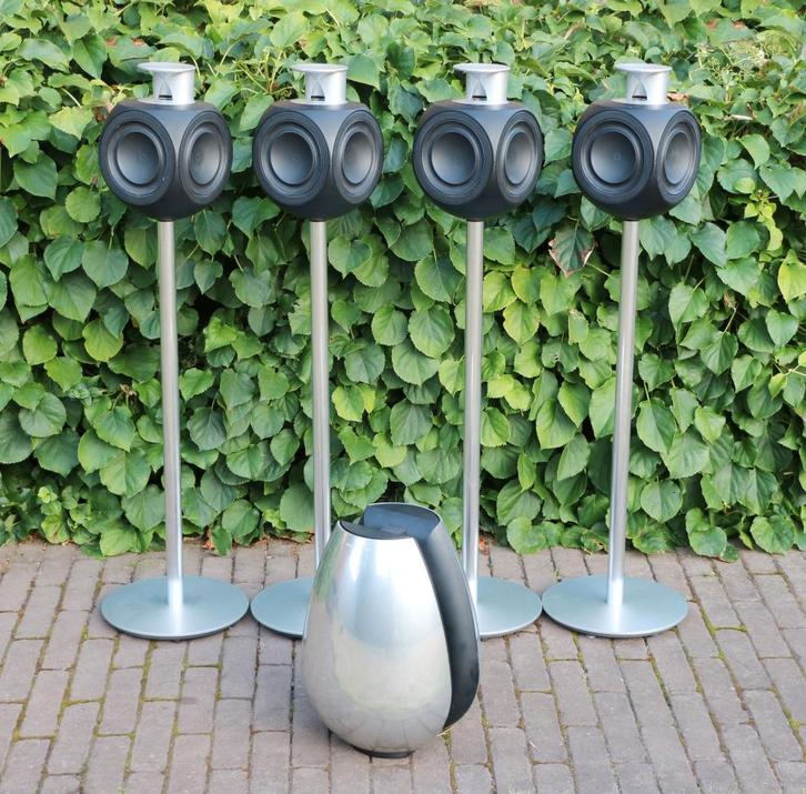 2x Bang & Olufsen Beolab 3 MK2 + Beolab 11 Subwoofer, Audio, Tv en Foto, Luidsprekerboxen, Zo goed als nieuw, Subwoofer, 120 watt of meer