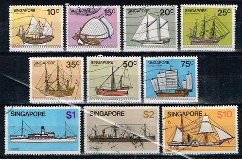 Postzegels uit Singapore - K 3910 - schepen, Postzegels en Munten, Postzegels | Azië, Gestempeld, Zuidoost-Azië, Verzenden