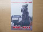 Folderblad MZKT (Witrusland) 8x4 vrachtwagen, Engels, 199??, Envoi