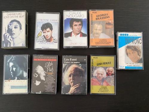 Gainsbourg Ferré Nougaro Daho Dutronc Brassens Piaf, CD & DVD, Cassettes audio, Utilisé, Originale, 2 à 25 cassettes audio, Envoi