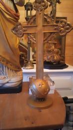 Volledig houten bois Dore processie kruis, Antiek en Kunst, Ophalen