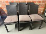 Tafel en 6 stoelen keuken, Huis en Inrichting, Stoelen, Ophalen, Gebruikt, Modern, landelijk, Bruin