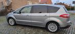 Ford S-Max 2014 automatic 163pk hypnotic silver., Auto's, Euro 5, Monovolume, Zwart, 4 cilinders