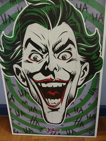 The Joker print op houten bord 40x60cm beschikbaar voor biedingen