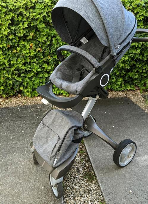 Xplory buggy Stokke met wieg & toebehoren in zr goede staat, Enfants & Bébés, Poussettes & Combinaisons, Utilisé, Enlèvement ou Envoi